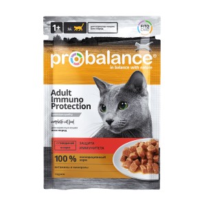 Adult Immunno Protection с говядиной в соусе, 85гр.
