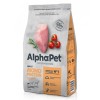 Сухой корм  Alphapet Superpremium Monoprotein с индейкой для собак мелких пород 1,5кг