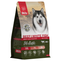 Holistic Adult Beef&White Fish гипоаллергенный, 1,5 кг