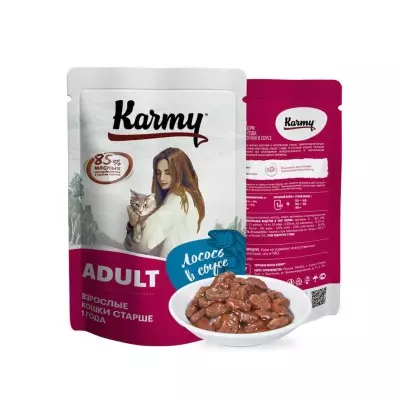 Adult лосось в соусе