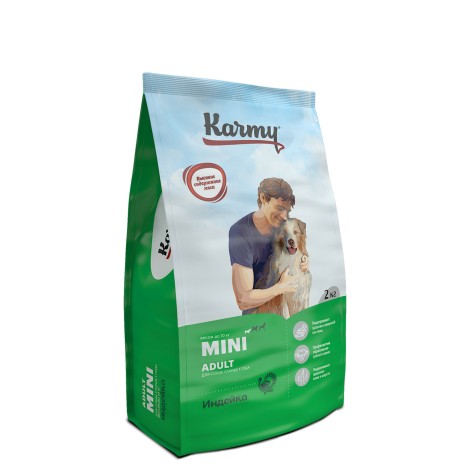 Сухой корм для собак Karmy Mini Adult Индейка 2кг