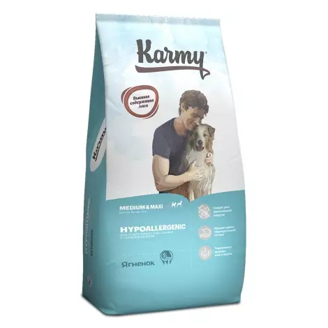 Сухой корм для собак Karmy Hypoallergenic Medium & Maxi Ягненок 14кг