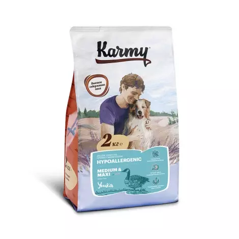 Сухой корм для собак Karmy Hypoallergenic Medium & Maxi Утка 2кг