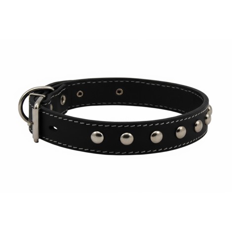 Ошейник Каскад Classic кожаный ширина 2 см, обхват шеи от 27 до 35 см, для собак