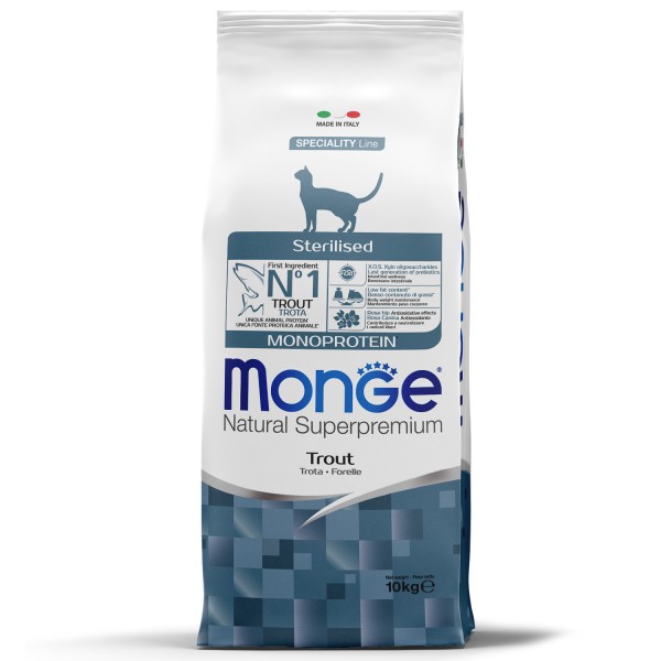  Cat Monoprotein Sterilised Форель 10 кг