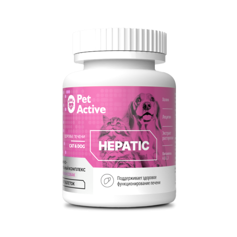 PetActive витаминно-минеральный комплекс для кошек и собак для поддержания здоровья печени, 50г