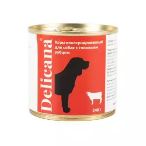 Корм консервированный для собак с говяжьим рубцом, 240 г