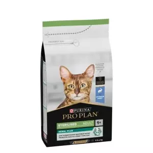 Pro Plan Sterilised Adult RENAL PLUS сухой корм для кошек с кроликом - 1.5 кг