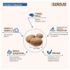 Sirius сухой корм для взрослых собак средних и крупных пород, три мяса с овощами - 15 кг