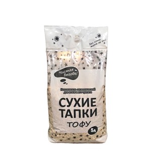 Комкующийся наполнитель TOFU, без запаха, 5л
