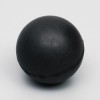Игрушка для собак "Цельнорезиновый мяч", 6,5 см, черный 